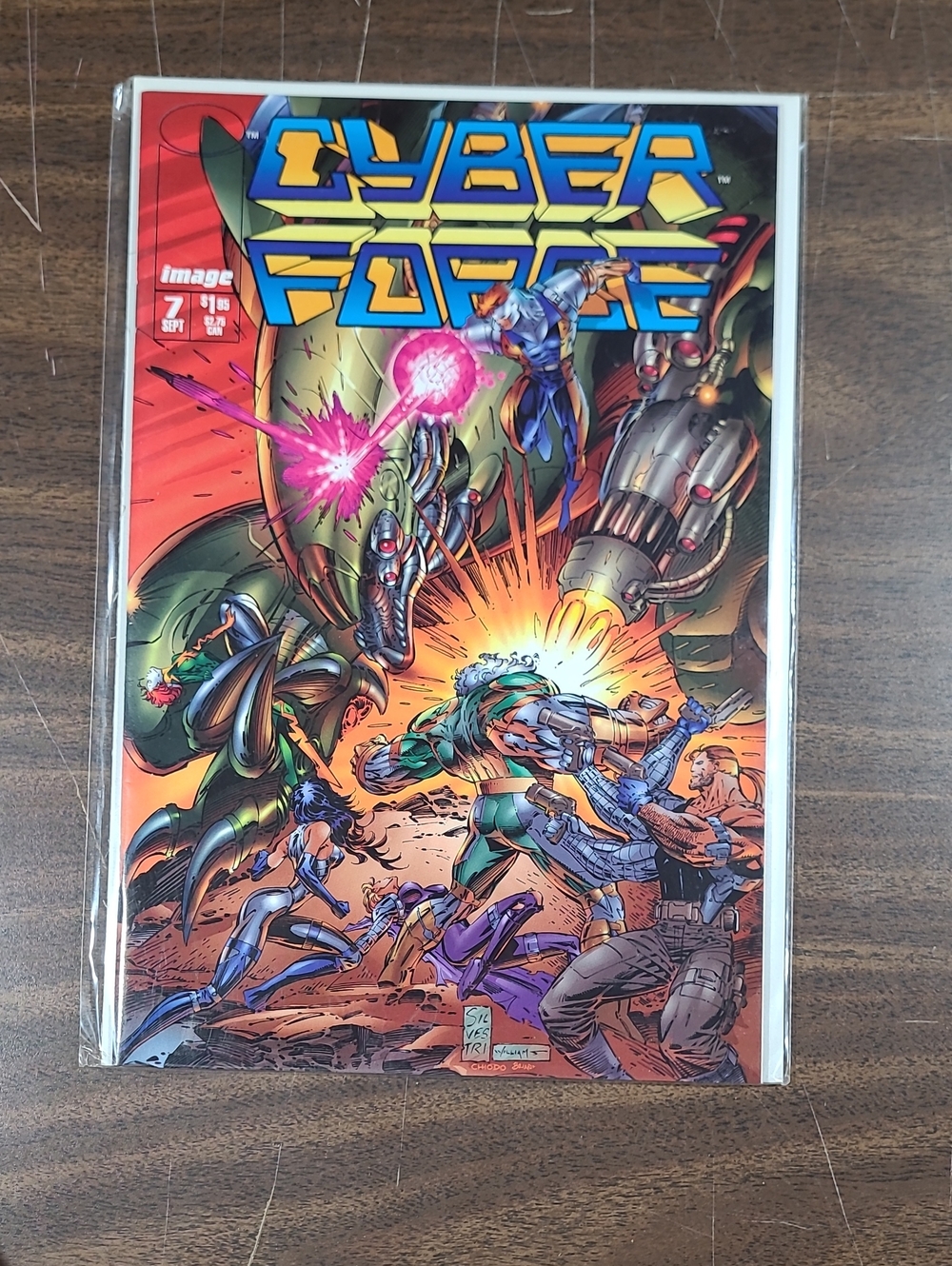 Cyber Force #7 Comic Book - September Bagged